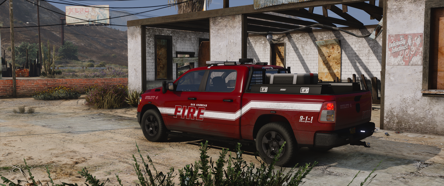 2020 1500 Fire Utility Truck