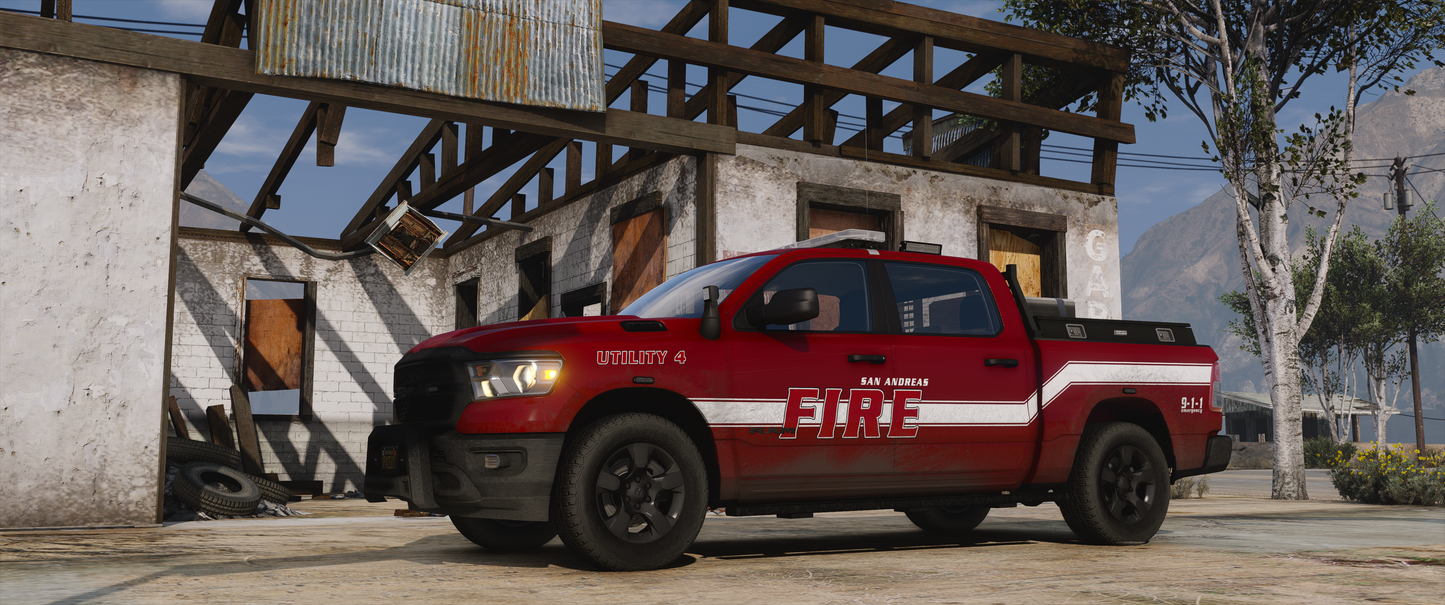 2020 1500 Fire Utility Truck