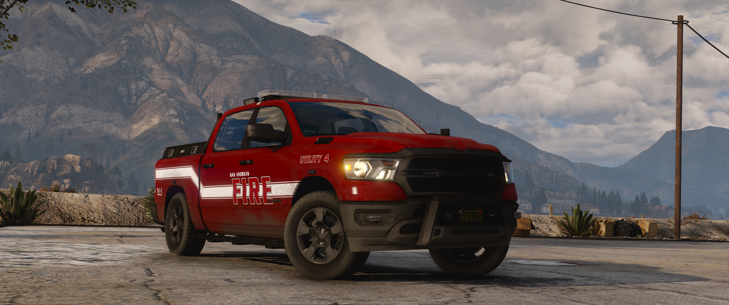 2020 1500 Fire Utility Truck