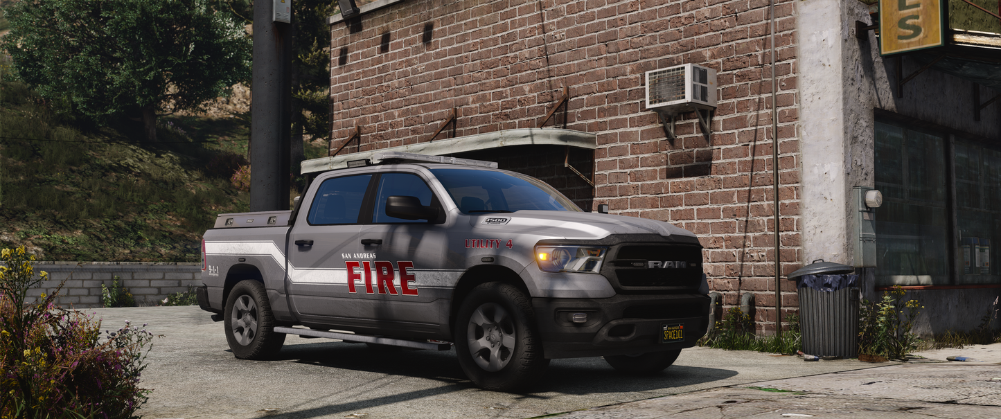 2020 1500 Fire Utility Truck