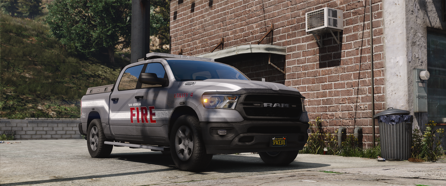 2020 1500 Fire Utility Truck